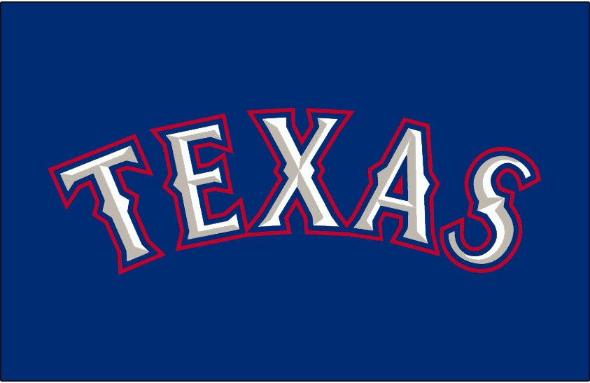 Texas Rangers 2000-2013 Jersey Logo iron on heat transfer